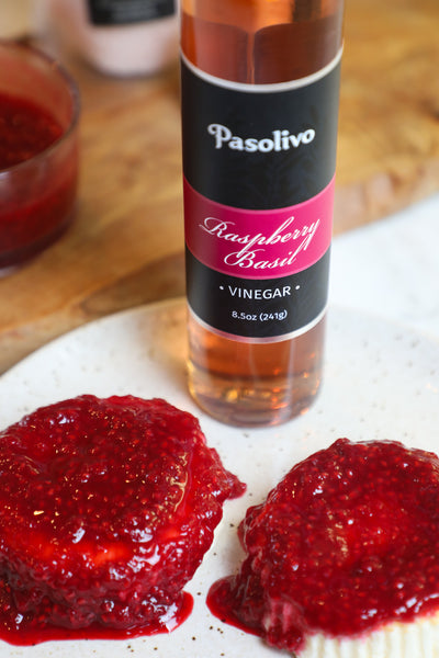 Raspberry Basil Vinegar