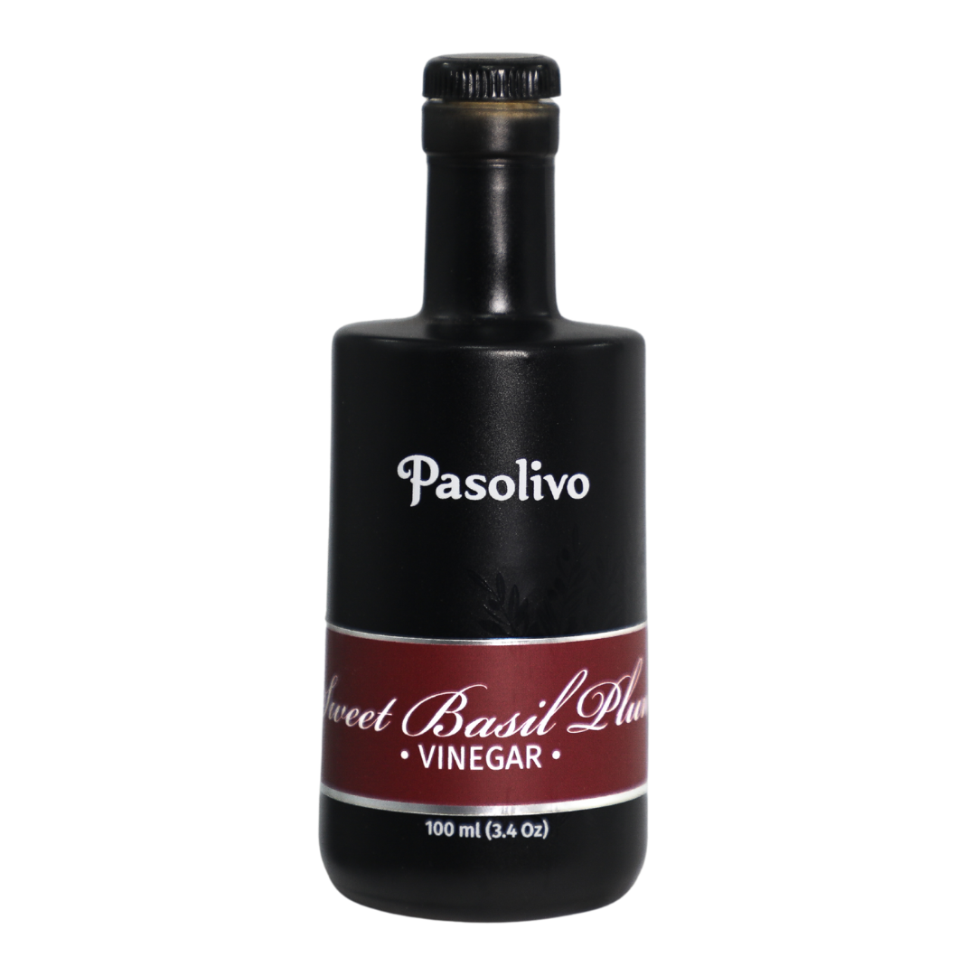 Sweet Basil Plum Balsamic Vinegar - 100 mL