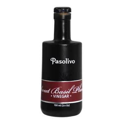 Sweet Basil Plum Balsamic Vinegar - 100 mL