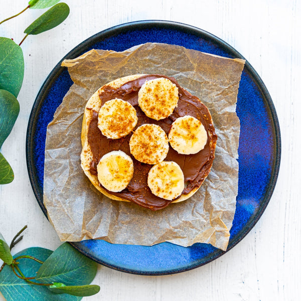 Chocolate Hazelnut Banana Bagel