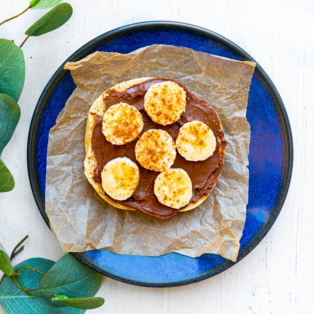 Chocolate Hazelnut Banana Bagel