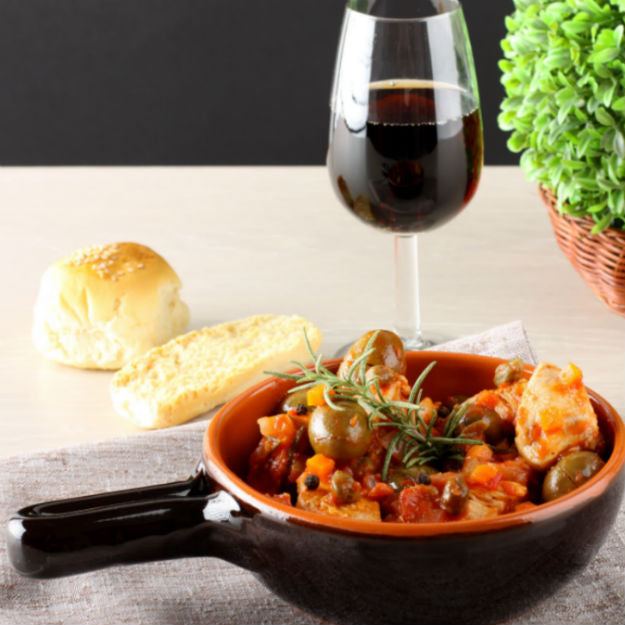 Oven-Roasted Chicken Cacciatore