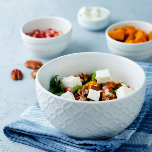 Roasted Pumpkin with Walnuts and Feta