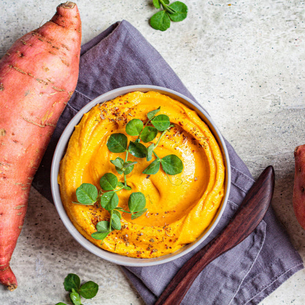 Lemony Roasted Yam Dip
