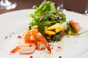 Grilled Shrimp, Mango, & Avocado Salad