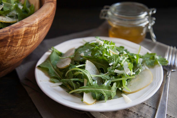Arugula & Lemon Salad with Parmesan and Pears
