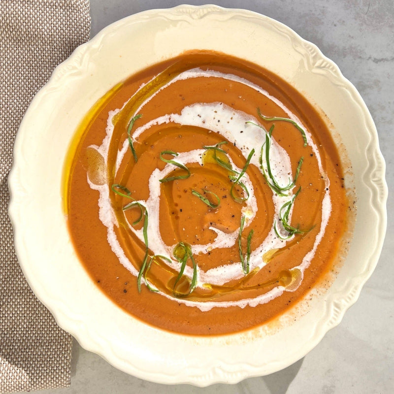 Tomato-Basil Gazpacho