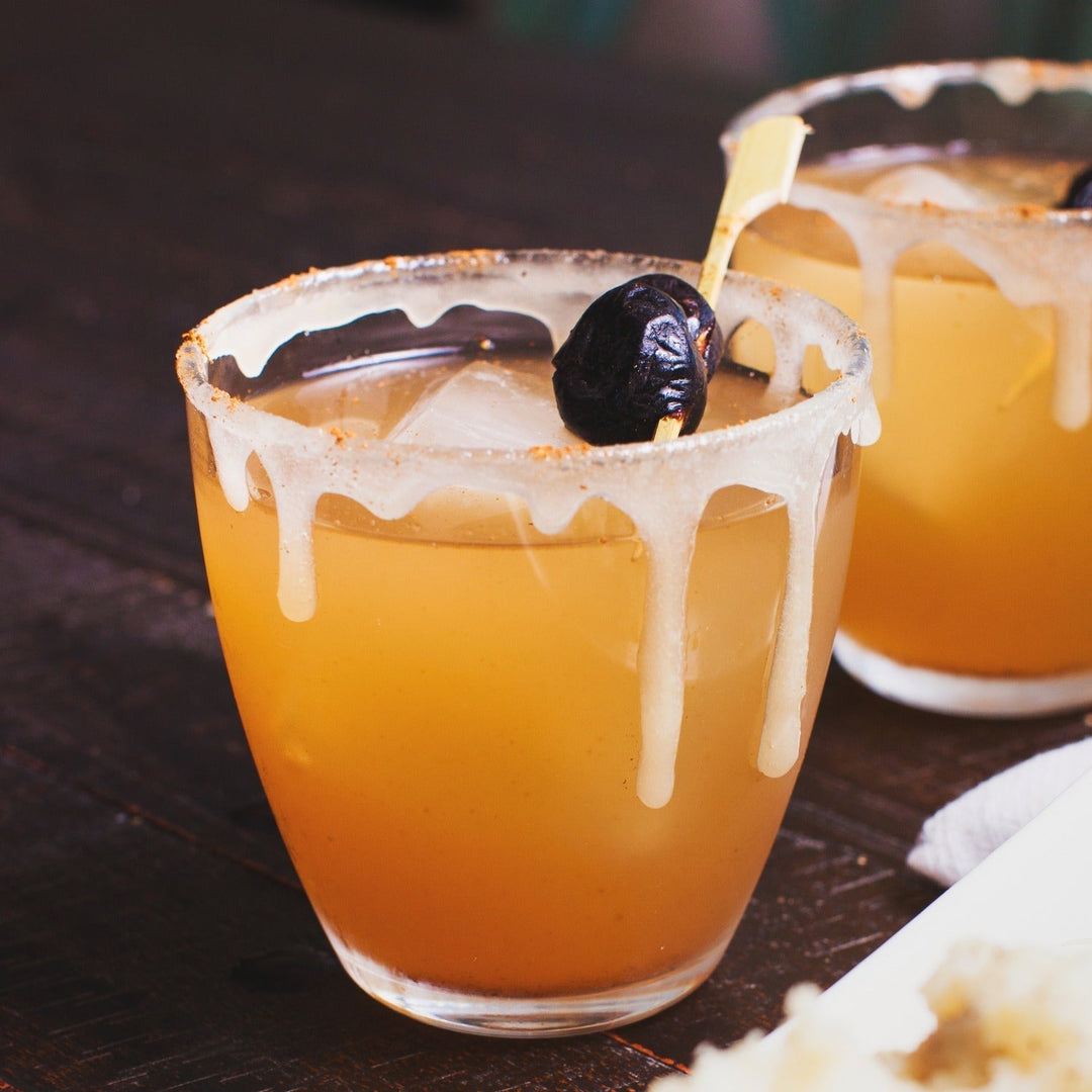 Sparkling Citrus Apple Bourbon Smash