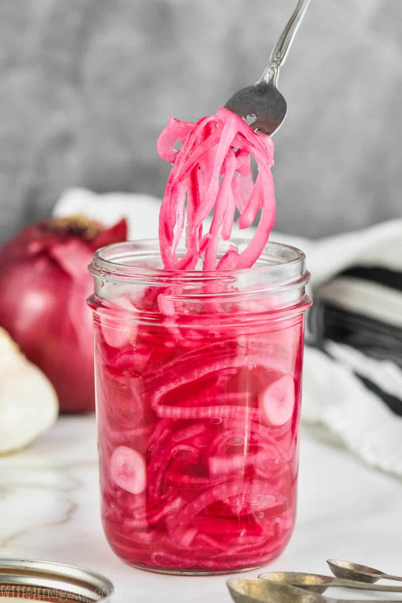 Pickled Red Wine Vinegar Red Onions