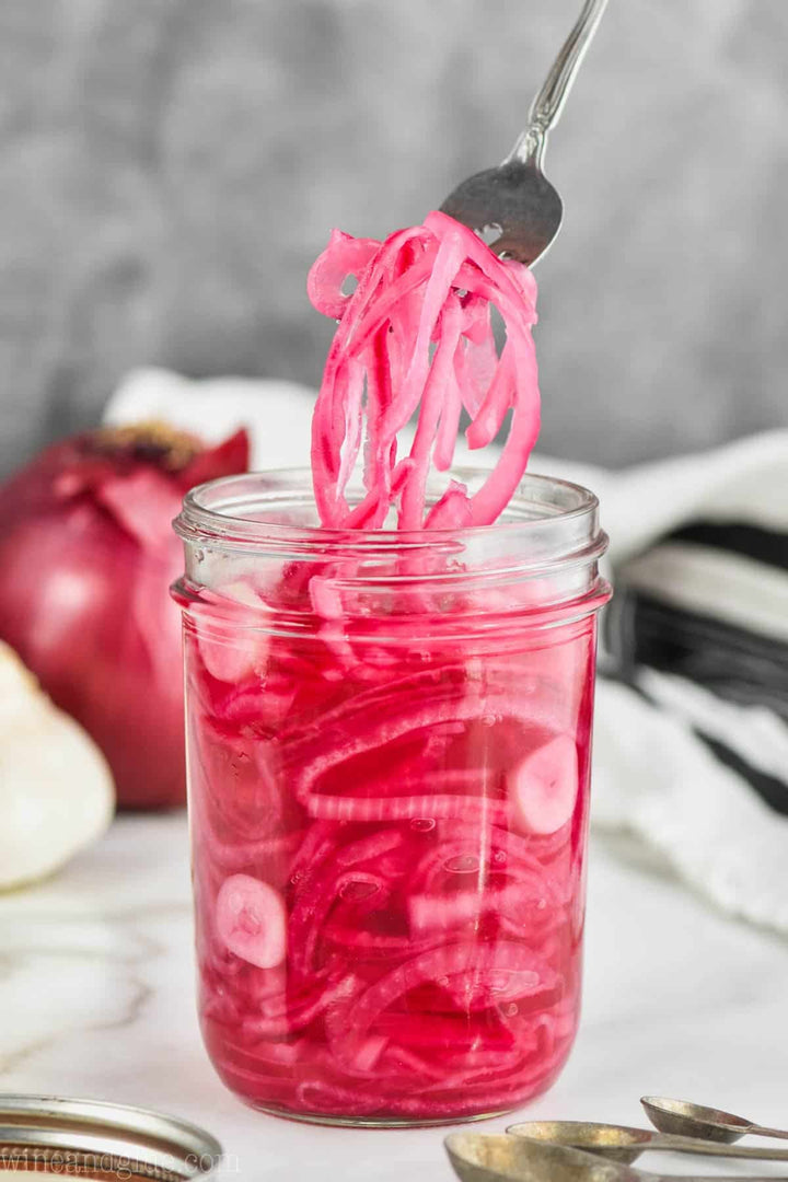 Pickled Red Wine Vinegar Red Onions