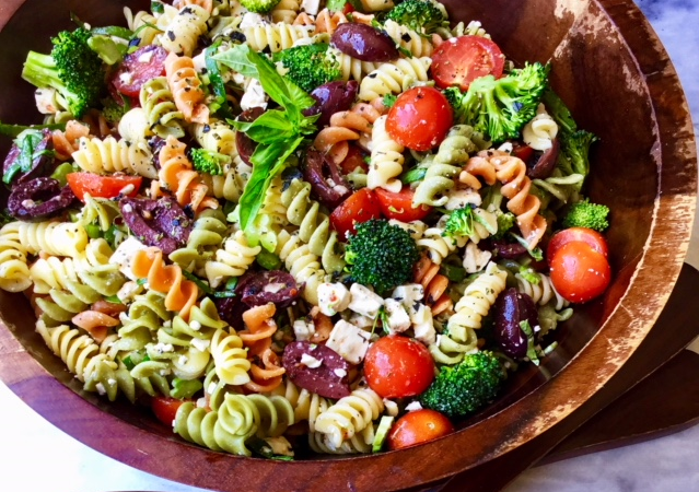 Tomato Basil & Broccoli Pasta Salad