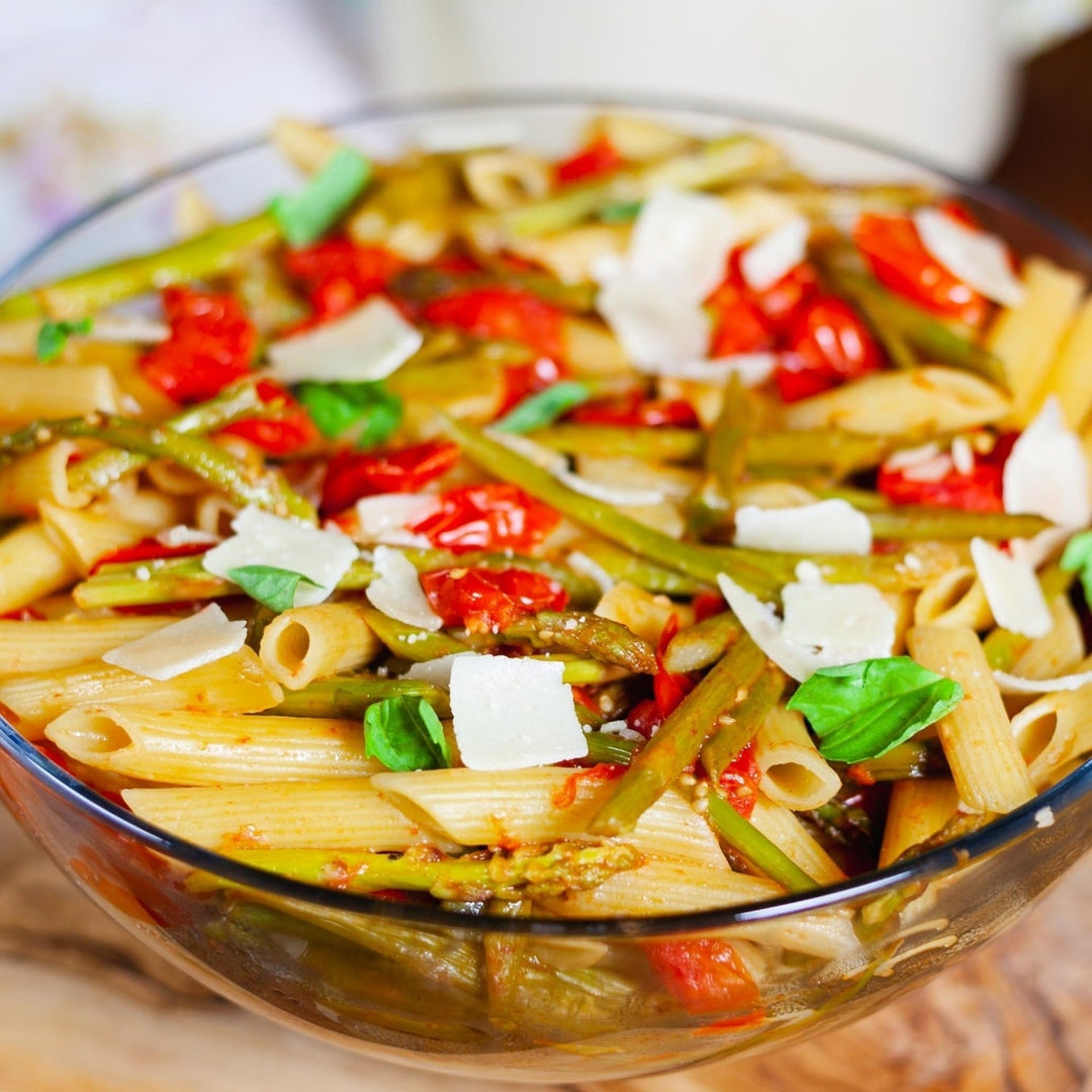 Tomato and Asparagus Penne Pasta
