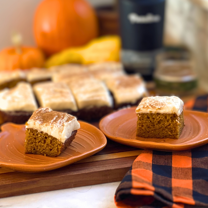 Pumpkin Cake Bars