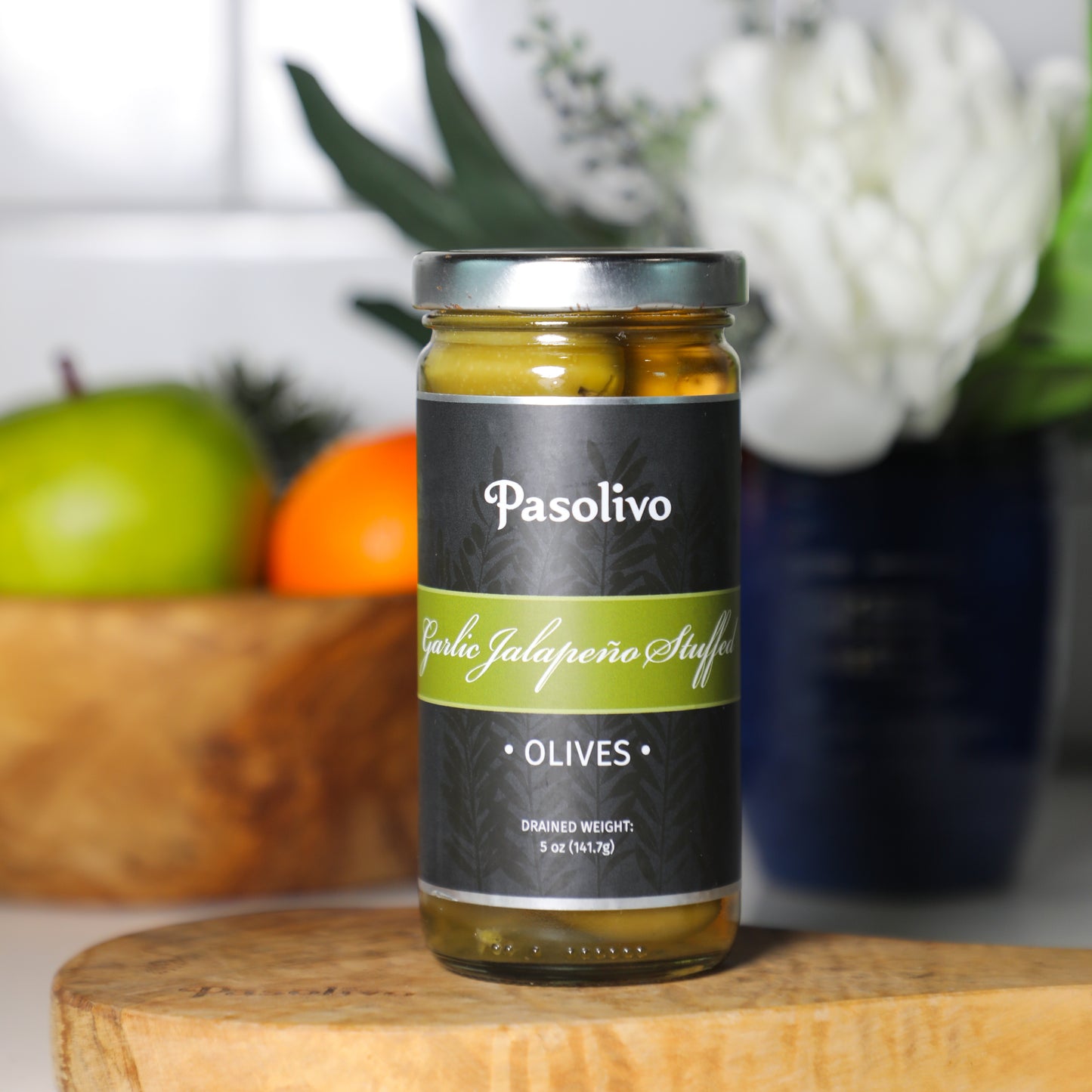 Garlic Jalapeno Stuffed Olives