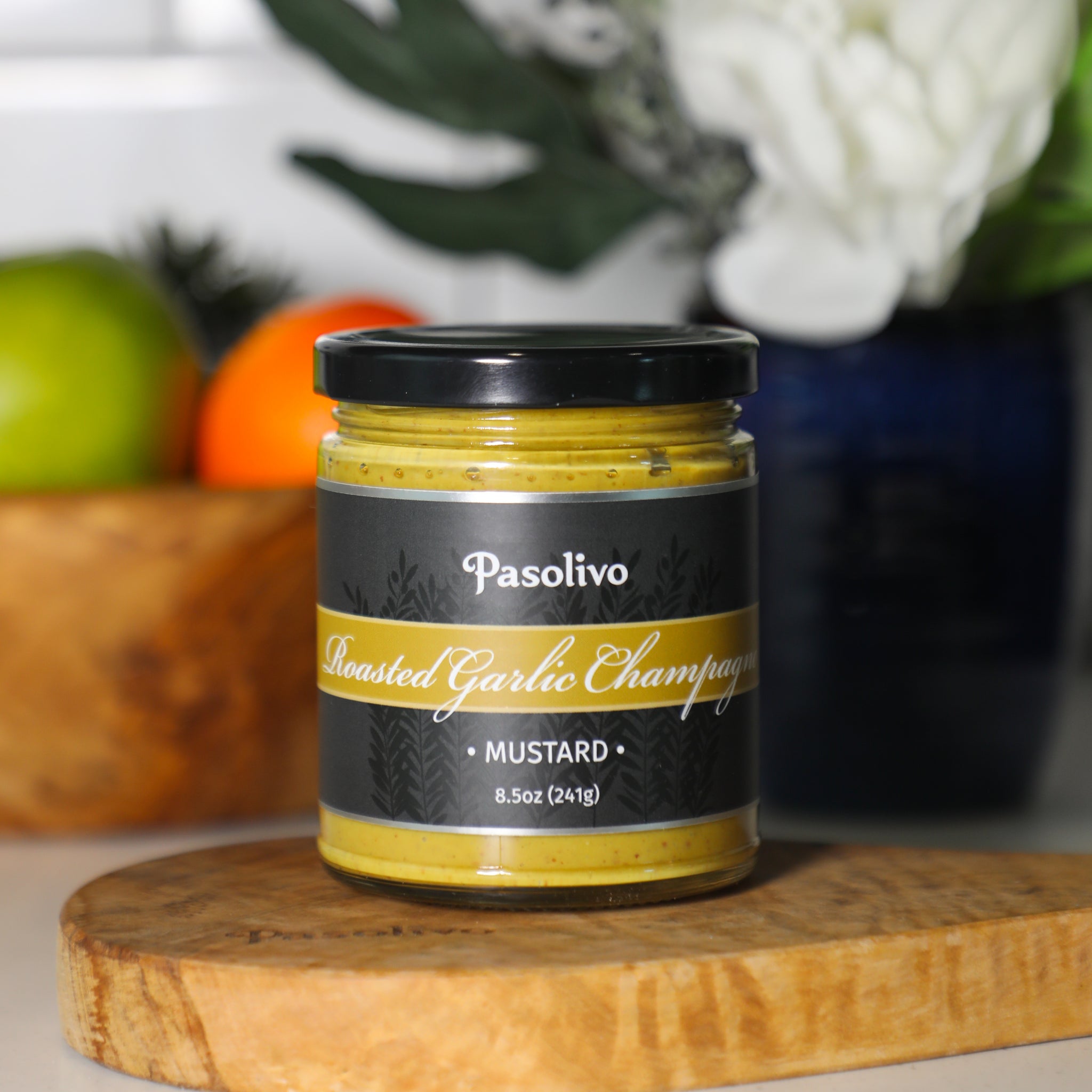 Roasted Garlic Champagne Mustard