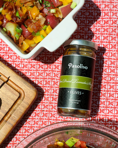 Sun-Dried Tomato Stuffed Olives