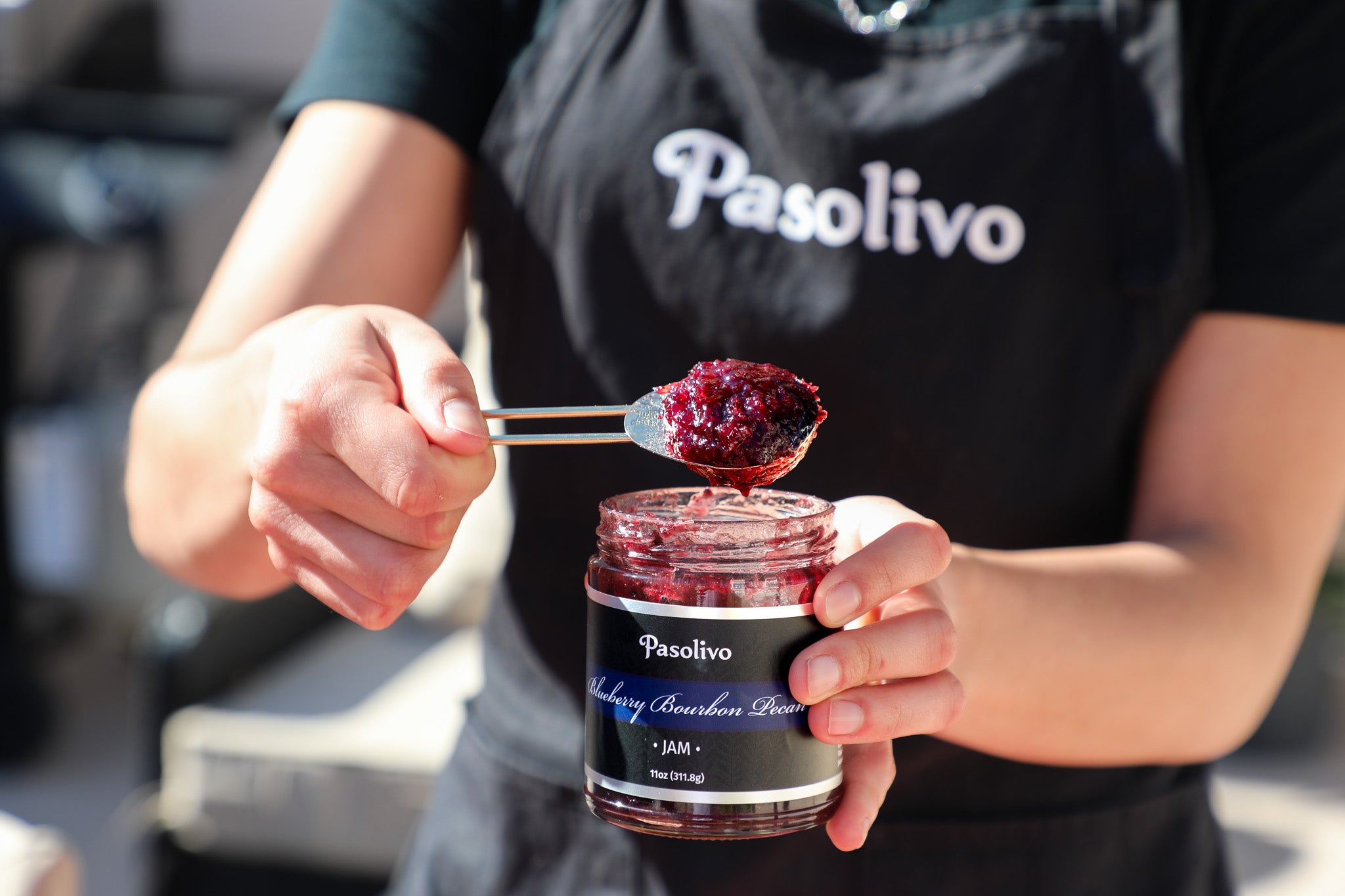 Blueberry Bourbon Pecan Jam