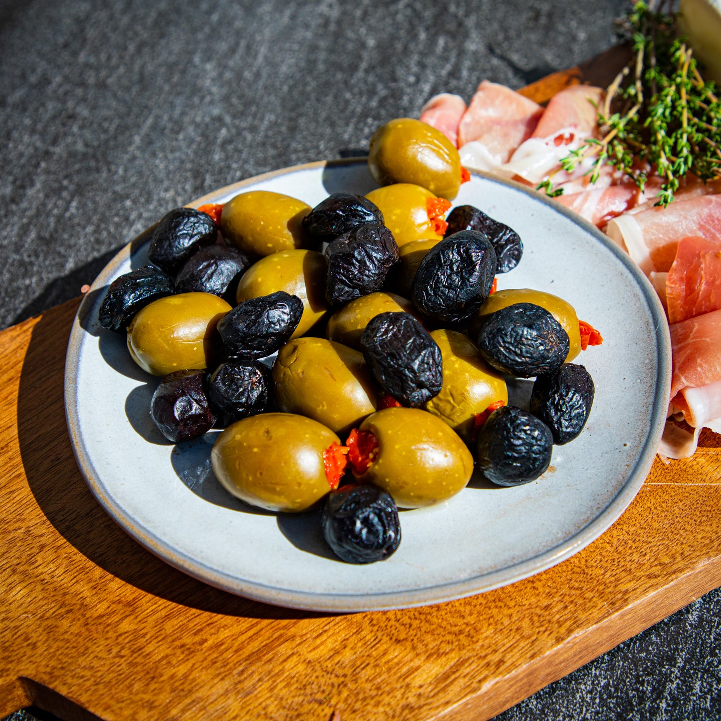 Sun-Dried Tomato Stuffed Olives