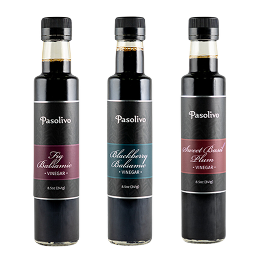 Pasolivo's Sweet & Tart Balsamic Trio