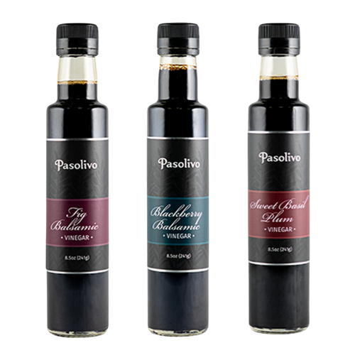 Pasolivo's Sweet & Tart Balsamic Trio