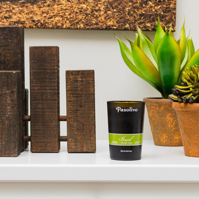 Cedarwood & Amber Glass Candle