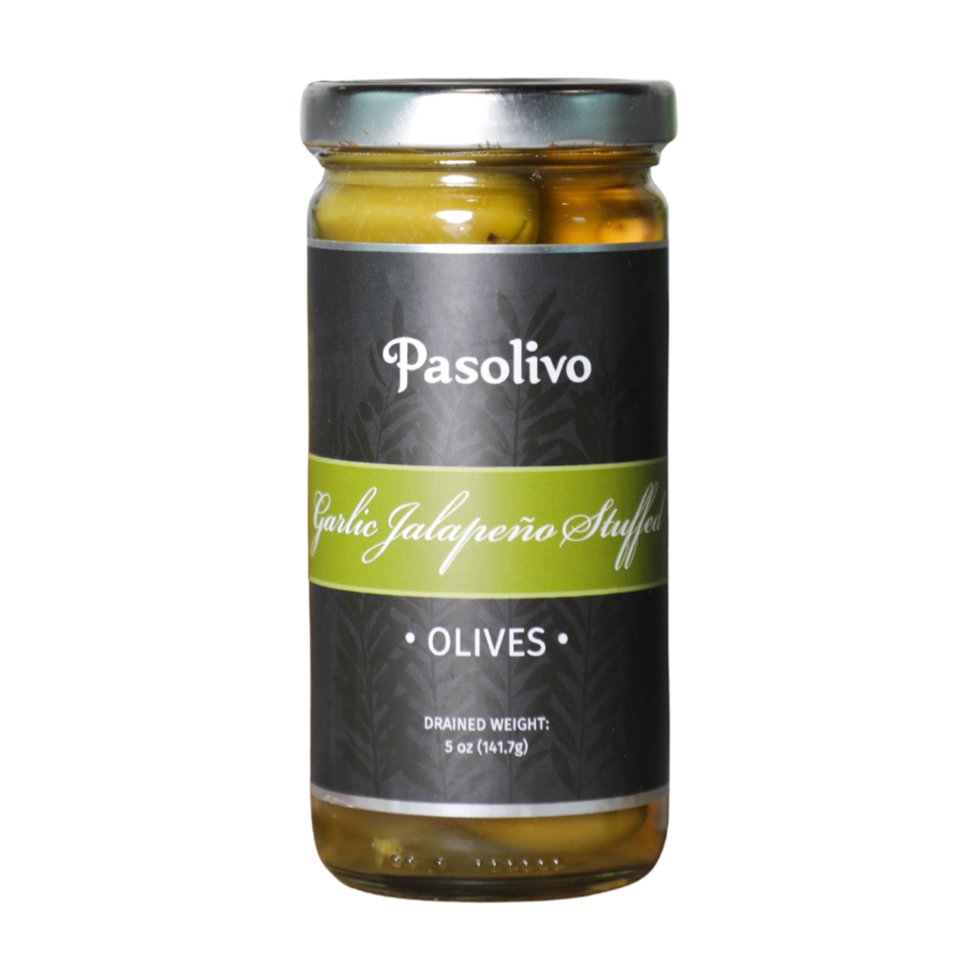Garlic Jalapeno Stuffed Olives