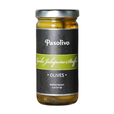 Garlic Jalapeno Stuffed Olives