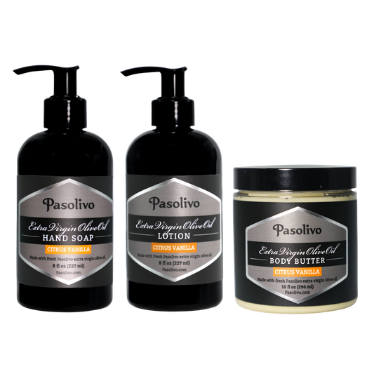 Citrus Vanilla Spa Trio