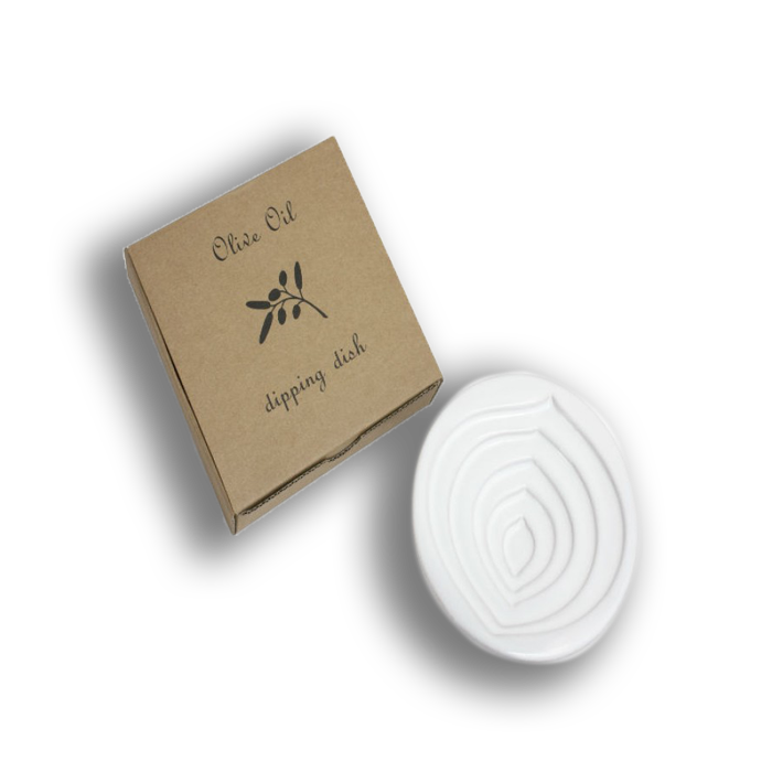 Pasolivo Leaf Olive Oil Dipping Dish 