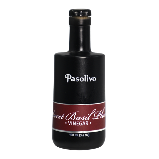 Sweet Basil Plum Balsamic Vinegar - 100 mL