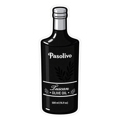 Tuscan Bottle Sticker