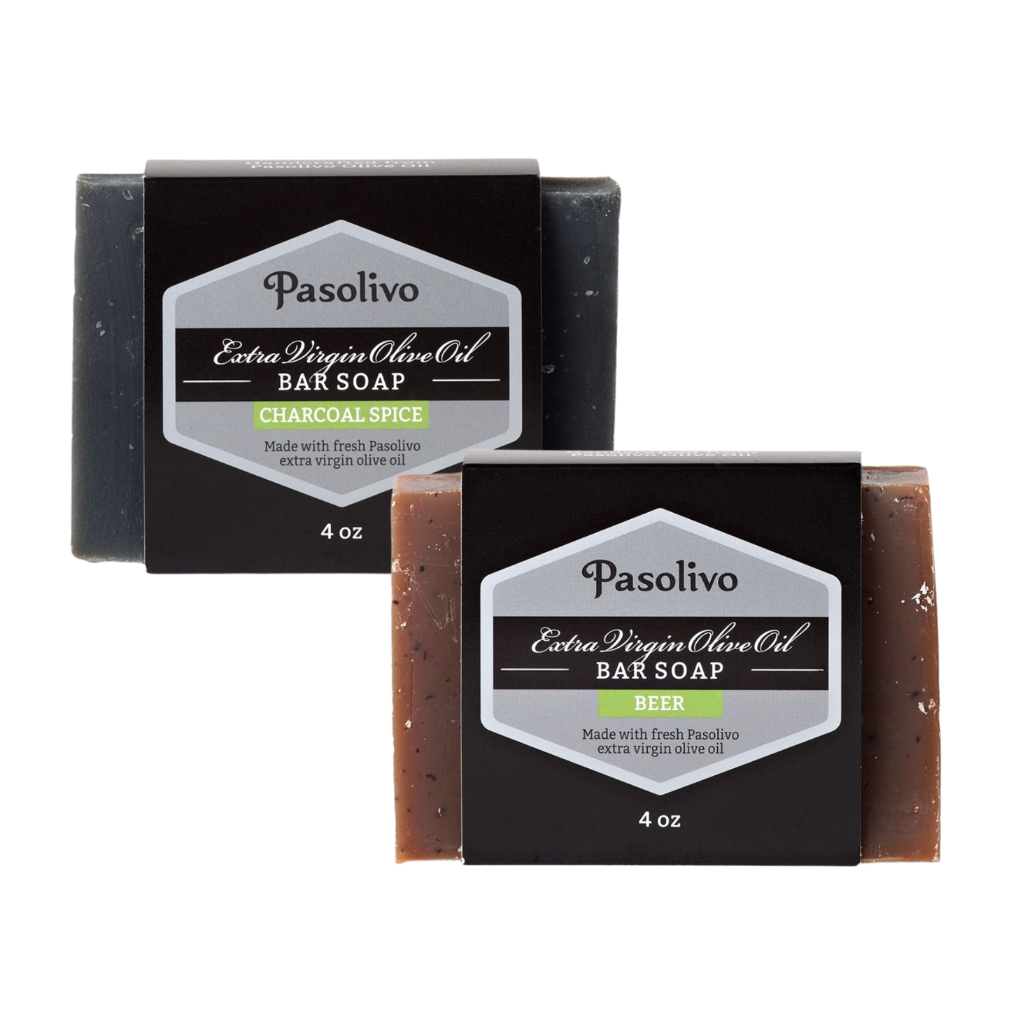 Pasolivo Men's Bar Soap Duo 
